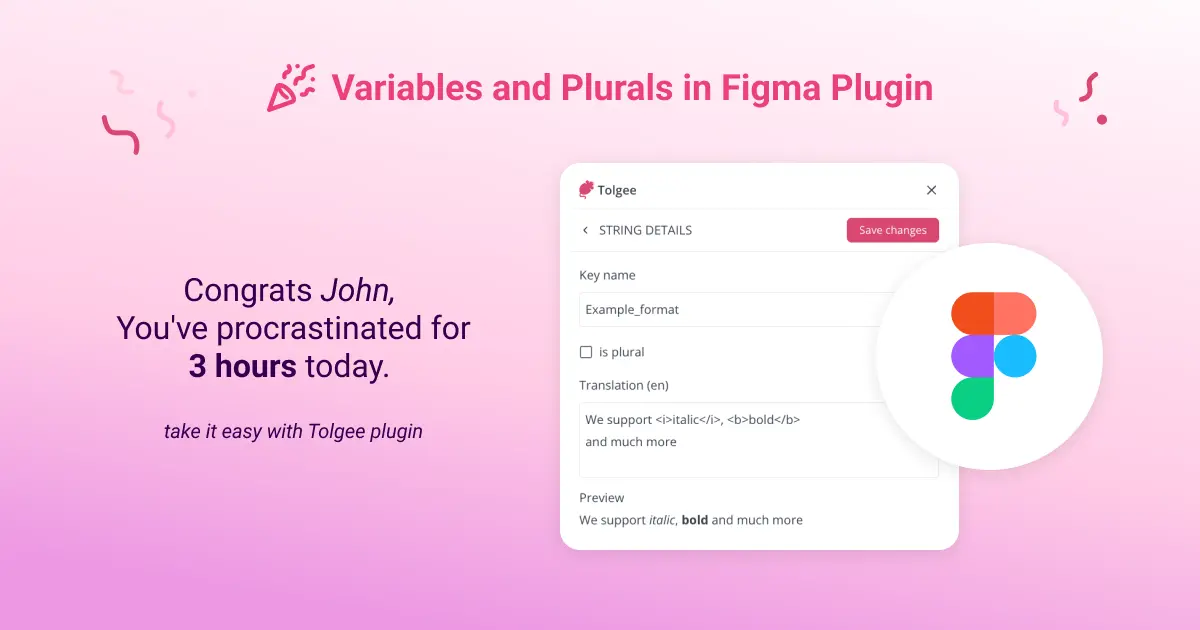 Variables and Plurals Figma Plugin Blog Image
